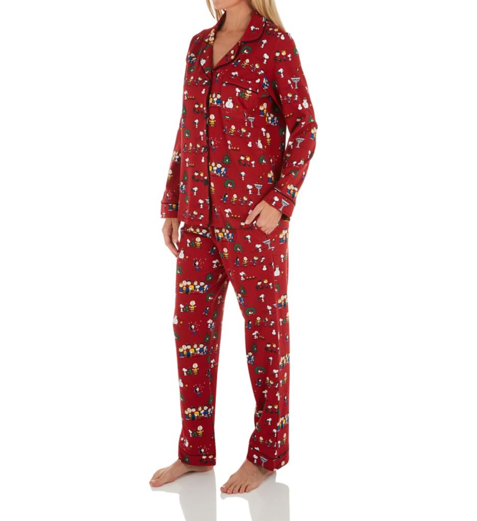 Peanuts Winter Fun Organic Cotton PJ Set-acs