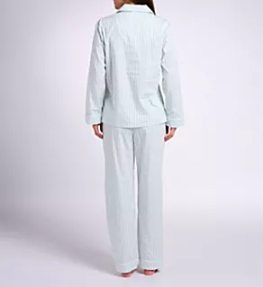 Mint 3D Stripe Long Sleeve Classic PJ Set