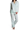 BedHead Pajamas Mint 3D Stripe Long Sleeve Classic PJ Set