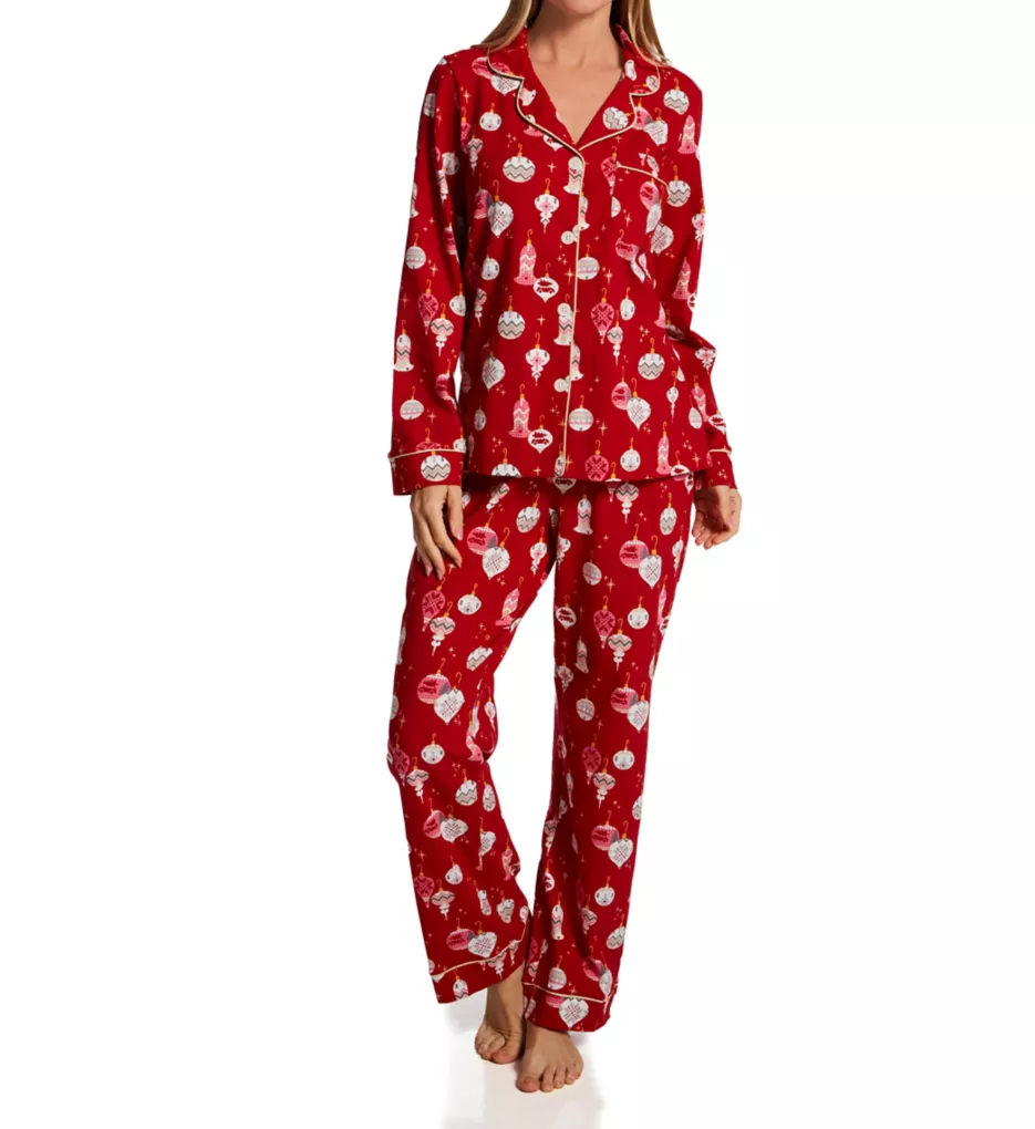Christmas Chic Long Sleeve PJ Set Adornments S