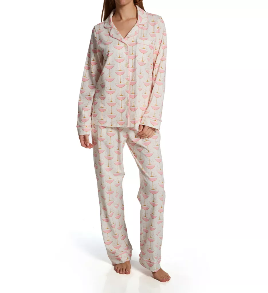 PJ Salvage - Rise & Wine Flannel PJ Set