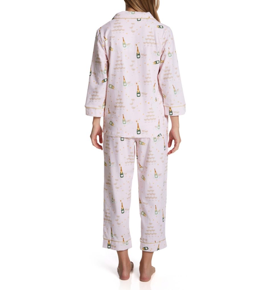 Champagne Tower Classic Cropped PJ Set-bs