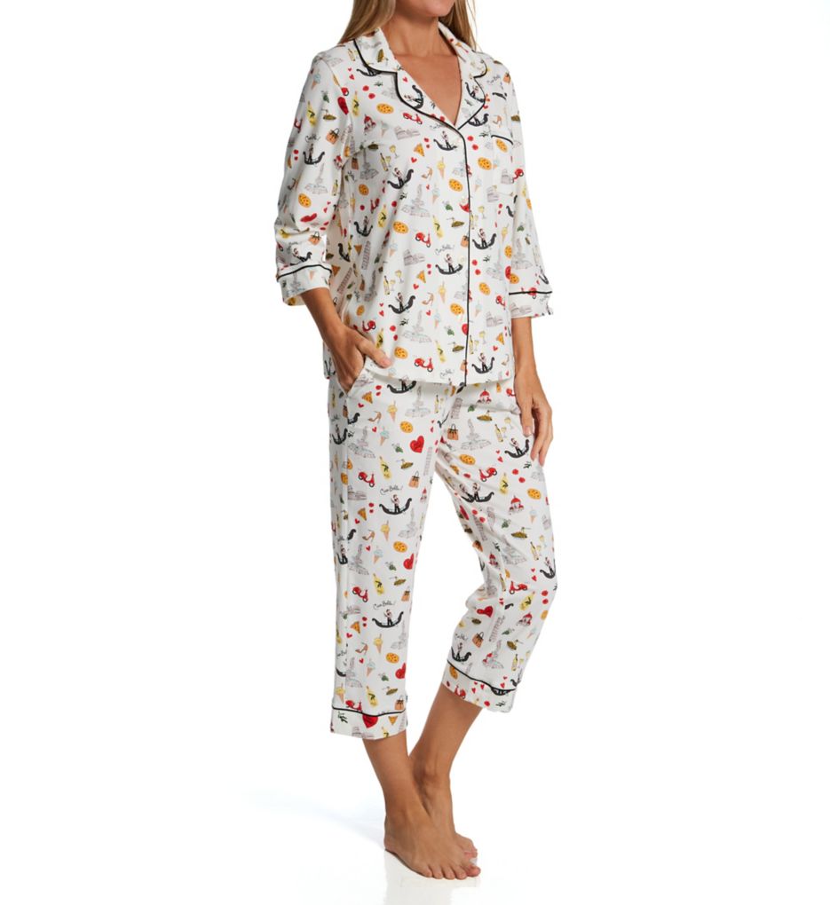 That's Amore Classic Cropped PJ Set-fs