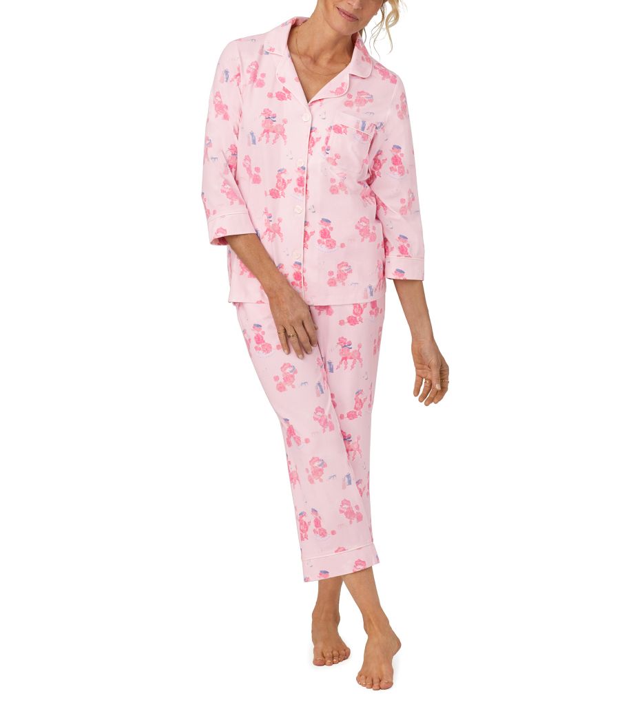 Adr Women's Floral Print Pajamas With Pockets, Button Down Pj Set Safari  Medium : Target