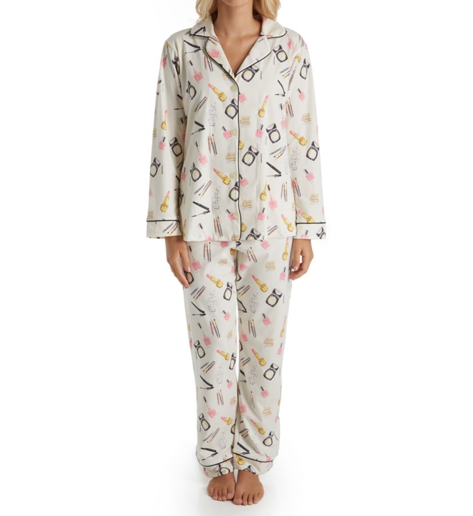 Make Up Party Long Sleeve Pajama Set-fs