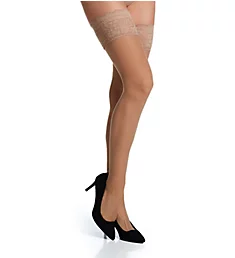 French Lace Thigh High Stockings City Beige A/B