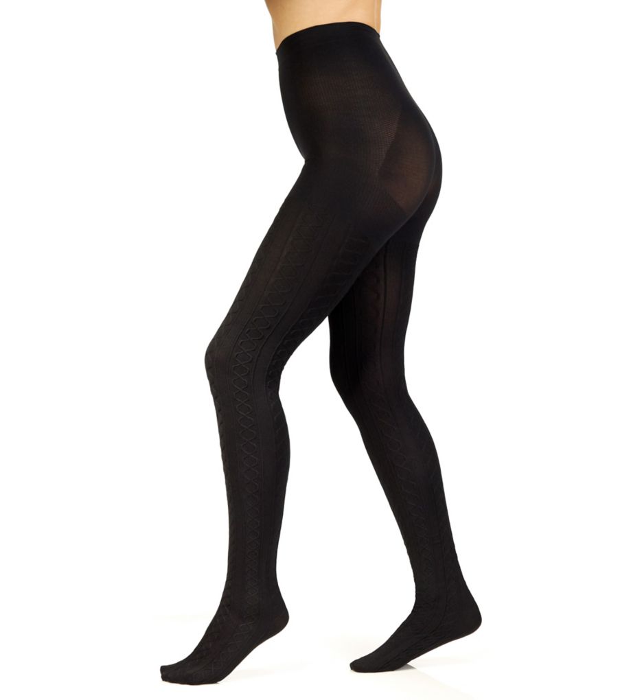 Easy On Cable Knit Cooling Control Top Tights-cs2