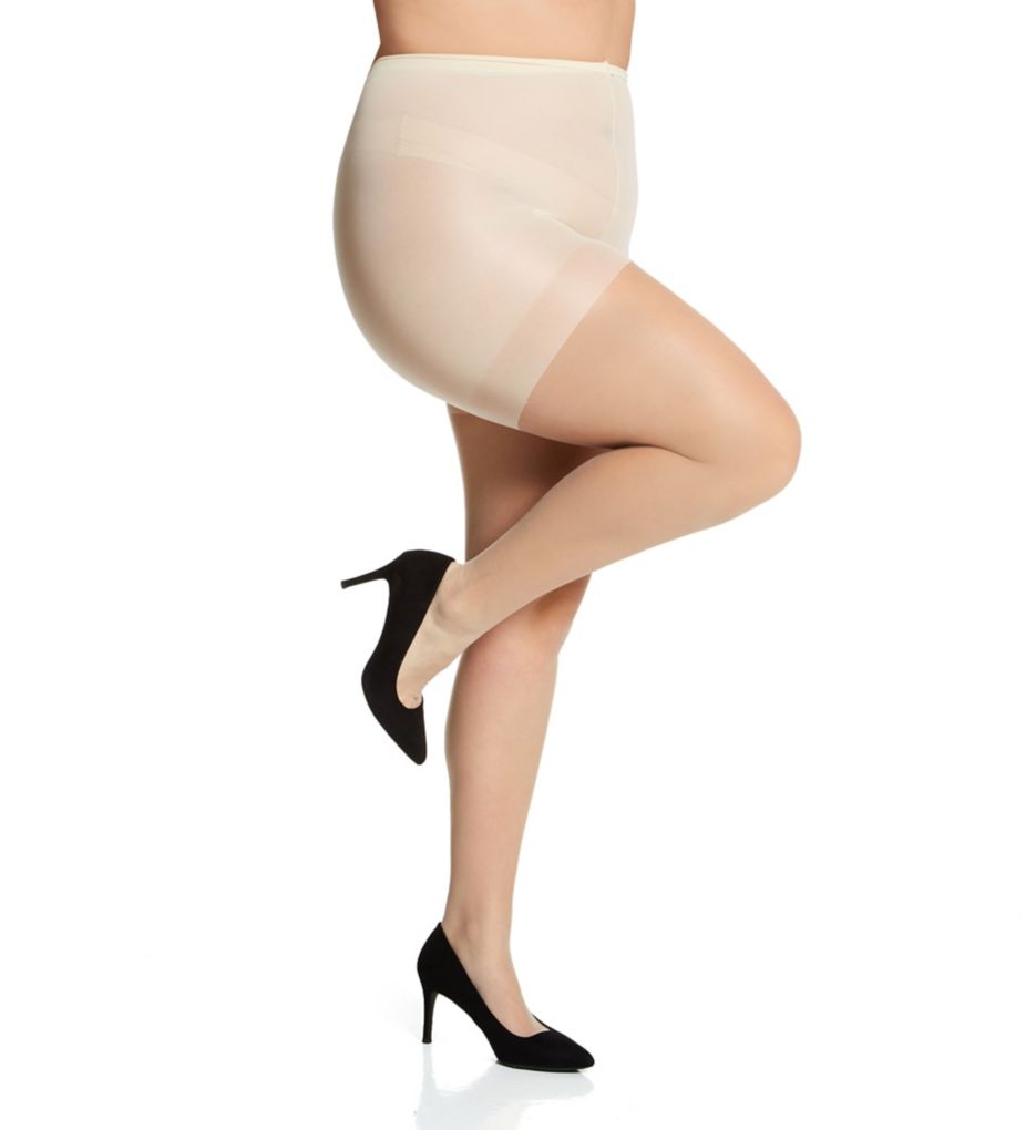 Women's 4411 Ultra Sheer Plus Size Control Top Pantyhose