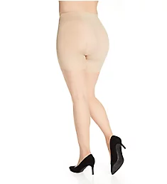 Queen Ultra Sheer Tights Without Control Creme Crepe 1/2X