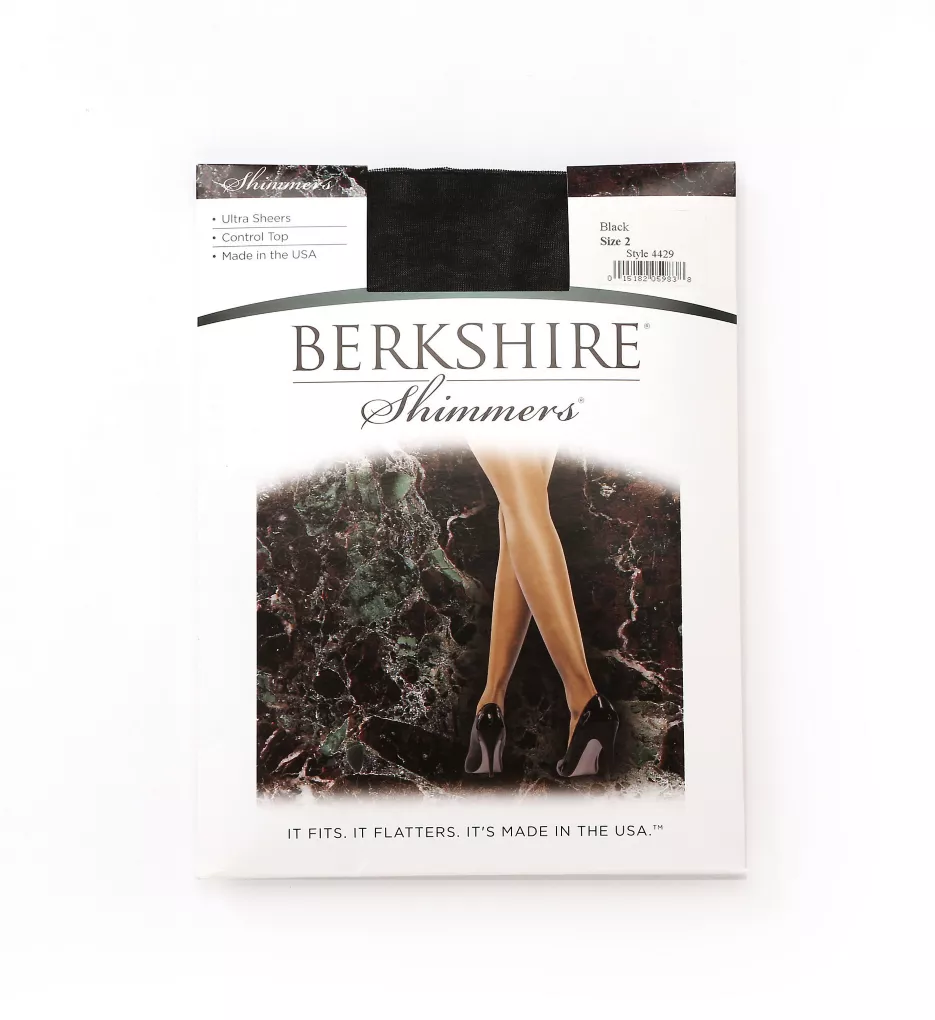 Berkshire Shimmers Control Top Sheer Toe Pantyhose 4429 - Image 3