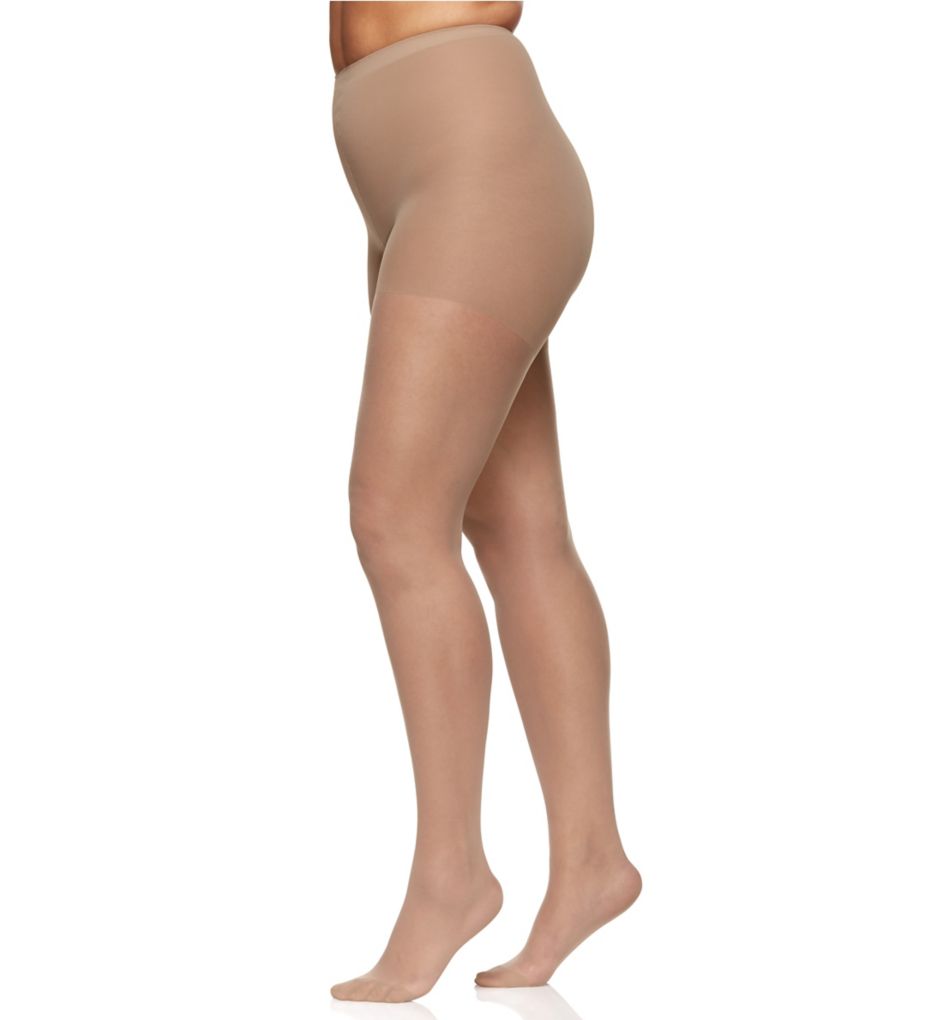 Berkshire Women's Plus Size Silky Sheer Control Pantyhose in Natural Tan | Size: Q Petite | HerRoom.com