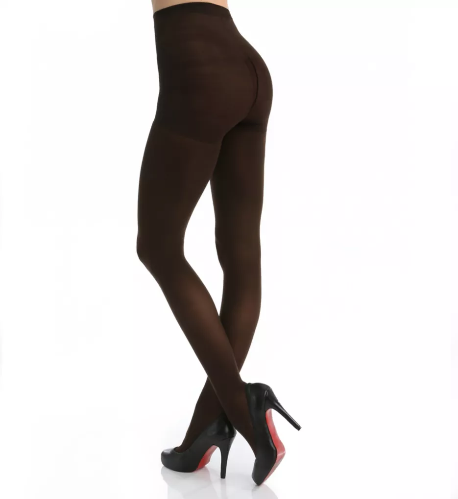 Luxe Opaque Tights with Control Top Black Petite