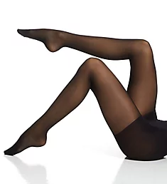 Shimmers Opaque Tights Black Petite