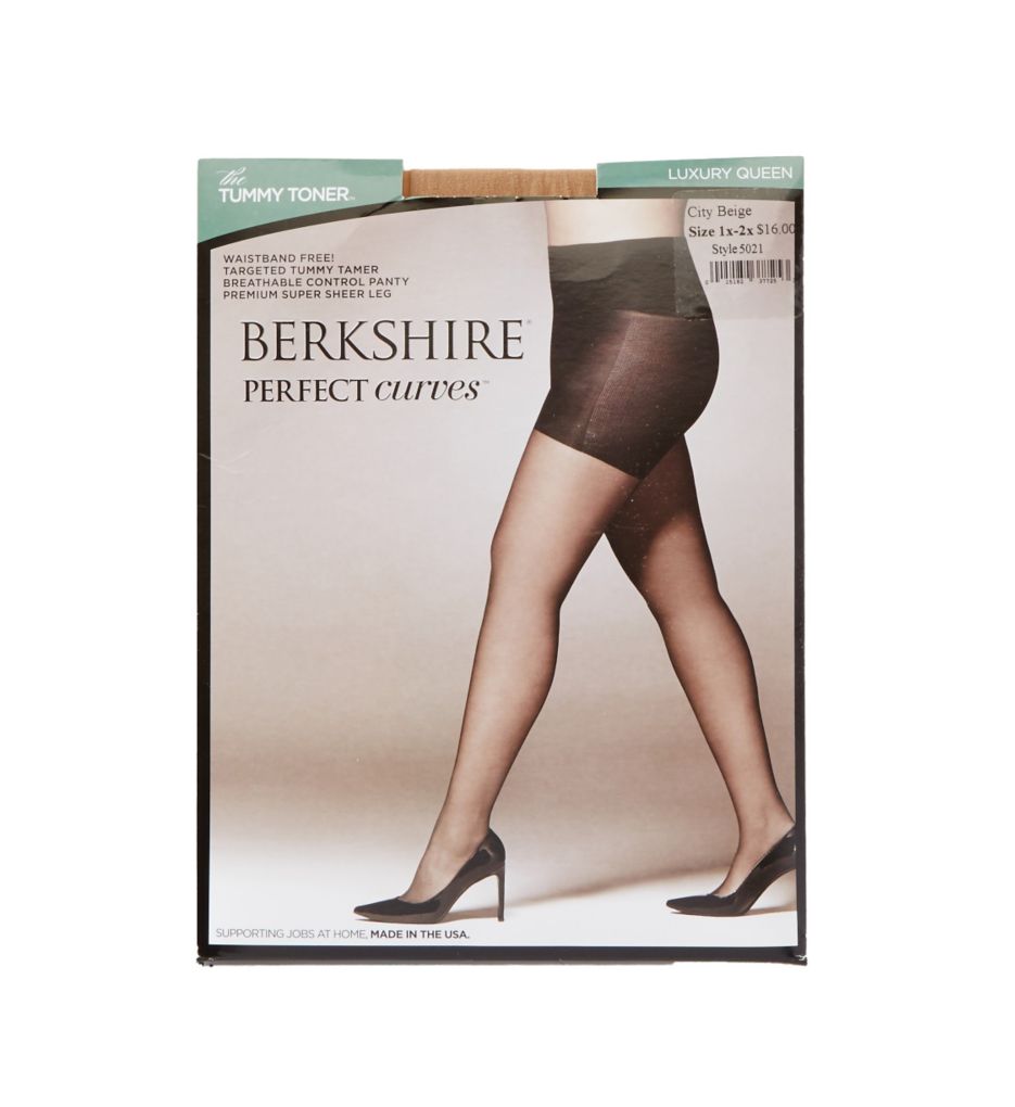 Luxury Queen Tummy Toner Super Sheer Pantyhose-cs1