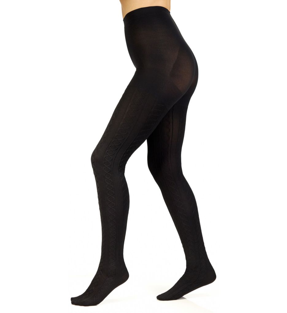 Easy On Plus Cable Knit Cooling Control Top Tights-cs2