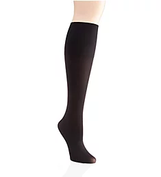 Opaque Graduated Compression Trouser Sock Black Regular