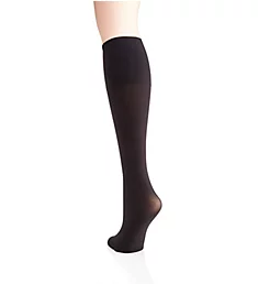 Opaque Graduated Compression Trouser Sock Black Regular