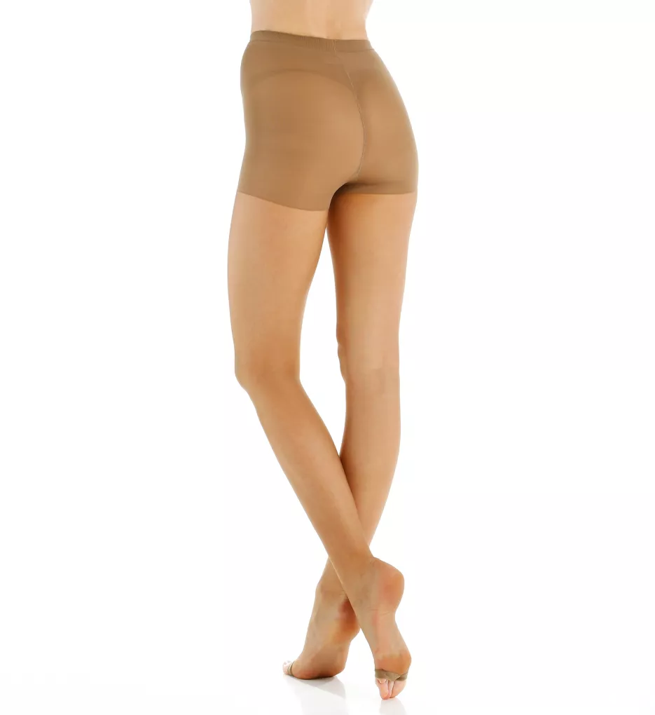 Ultra Sheer Control Top Toeless Panty Hose Natural Tan 4