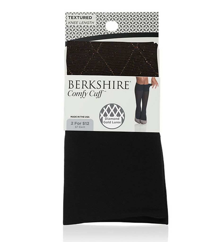 Comfy Cuff Diamond Lurex Trouser Sock-fs