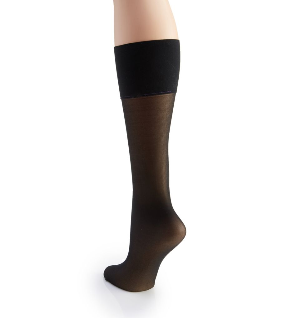 Comfy Cuff Plus Size Sheer Trouser Sock-bs