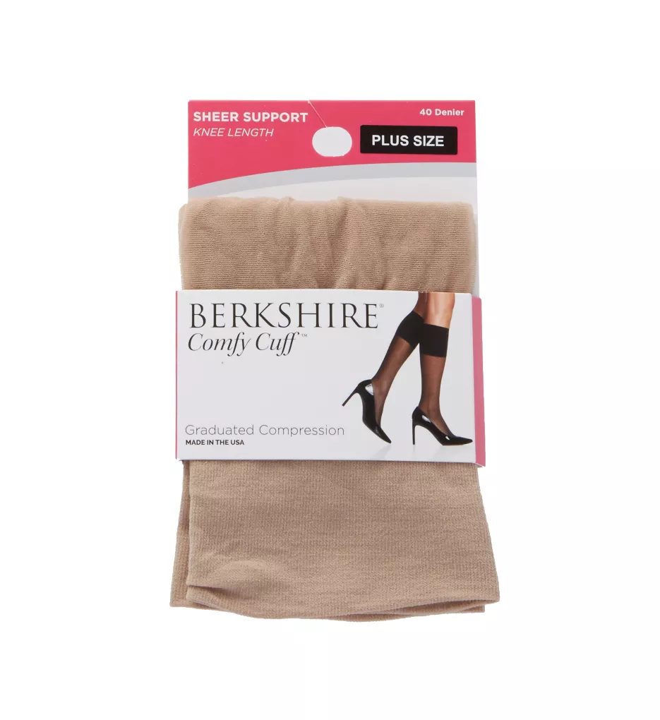 Berkshire Comfy Cuff Plus Size Sheer Trouser Sock 5202 - Image 1