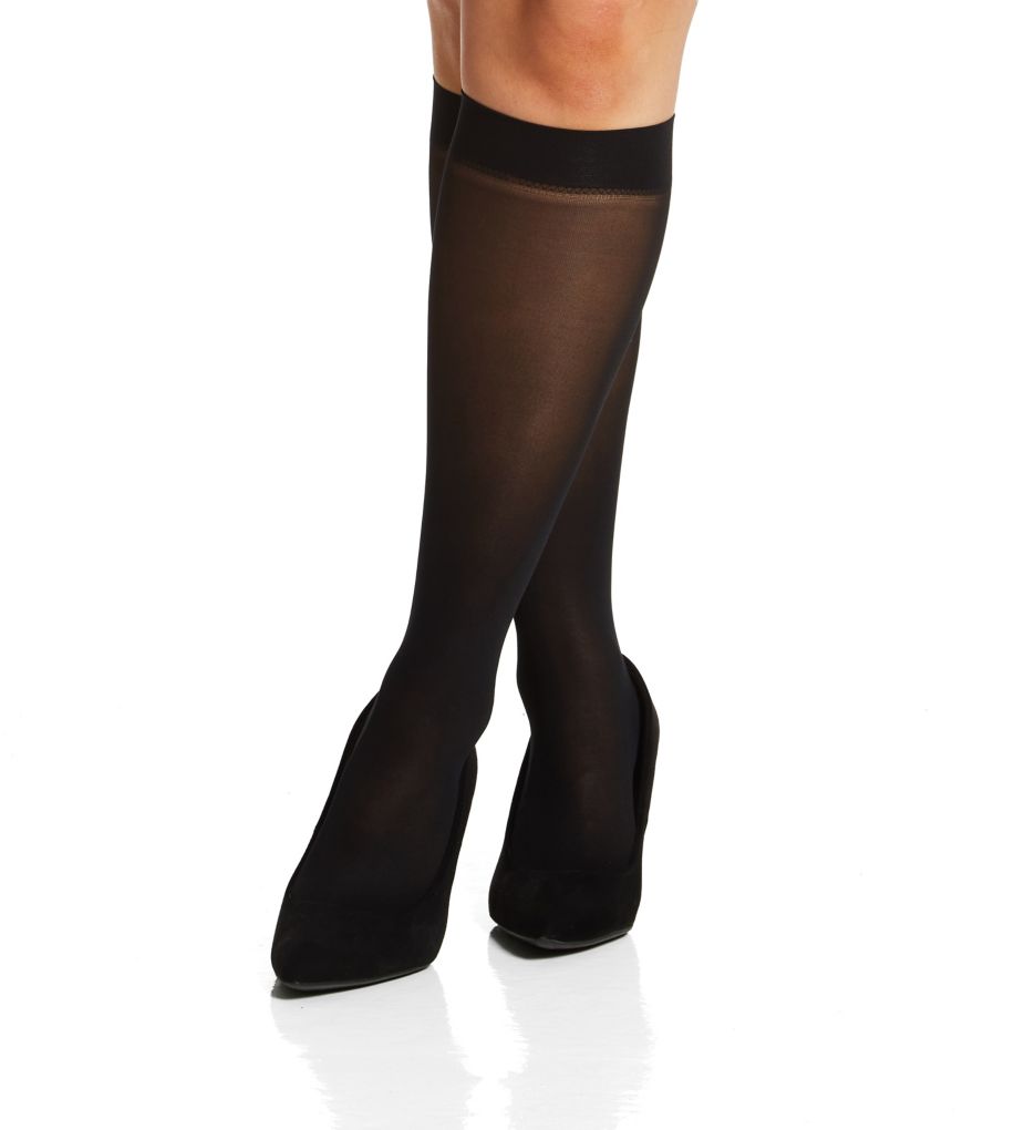 Queen Opaque Trouser Knee High - 3 Pack-fs