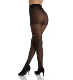 Sheer Chevron Control Top Pantyhose