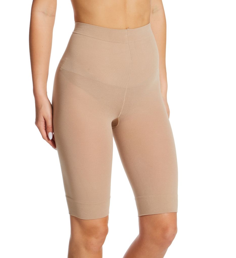 To The Waist Control Top Tummy Toning Shaper Nude 3X-4X by Berkshire