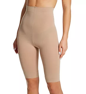 High Waist Control Top Tummy Toning Shaper Nude 1-2
