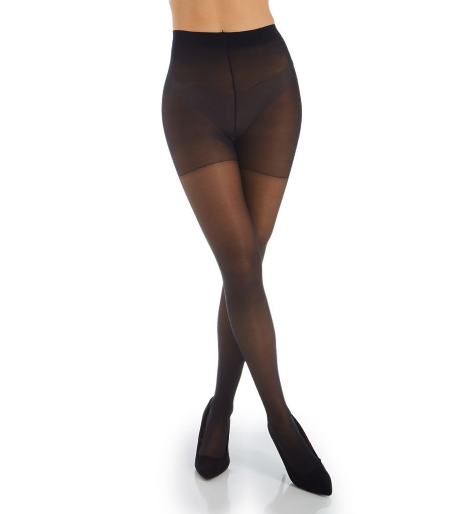 Berkshire Silky Full Support Compression Control Top Tights Fantasy Black 2 Plus  - Image 1