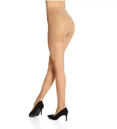 Flat Tummy Sheer Shaper Pantyhose City Beige Petite