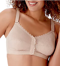 Classic Full Cup Front Fastening Bra Nude 34B