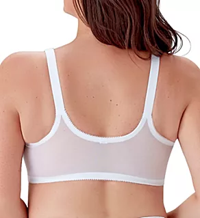 Classic Full Cup Front Fastening Bra White 34D