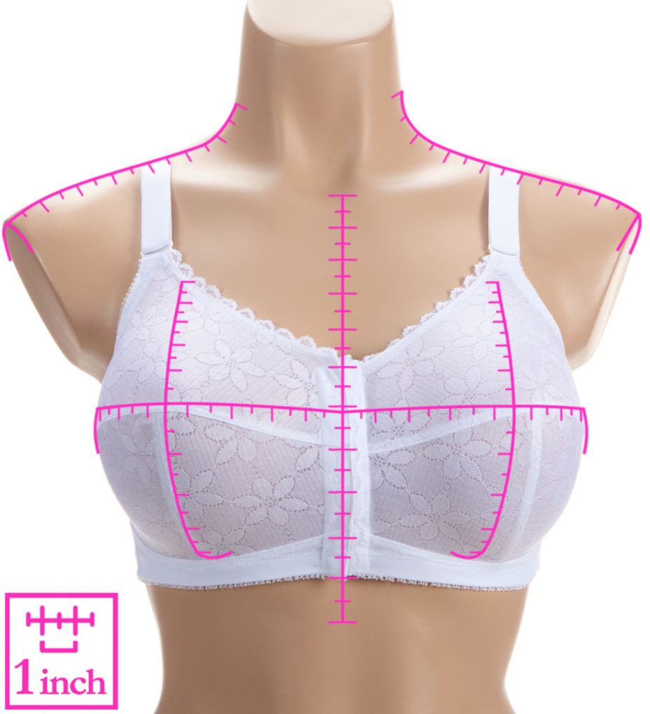 Berlei Classic Full Cup Front Fastening Bra White 44C  - Image 3