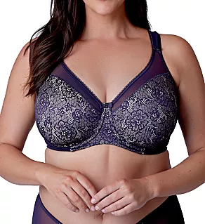 Beauty Everyday Underwired Minimizer Bra Aubergine 34C