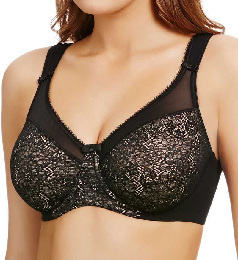 Beauty Everyday Underwired Minimizer Bra Black 40G