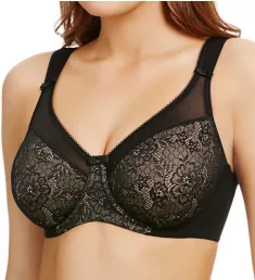 Beauty Everyday Underwired Minimizer Bra Black 34D