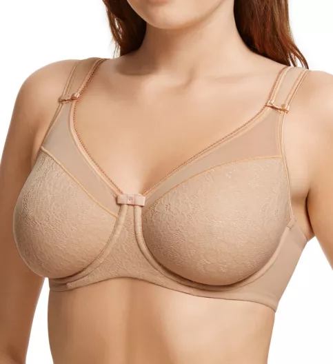 Beauty Everyday Underwired Minimizer Bra Nude 34FF