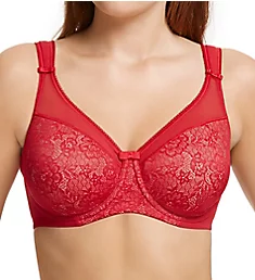 Beauty Everyday Underwired Minimizer Bra Passion Red 34C