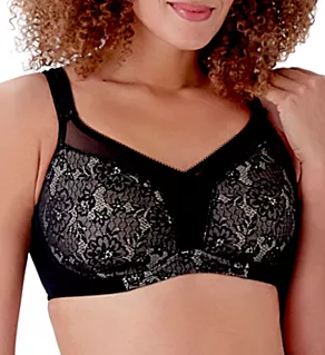 Beauty Everyday Non Wired Full Support Bra Black 34C