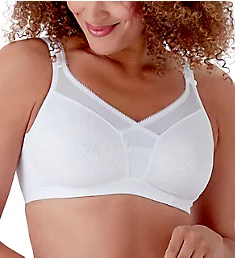 Beauty Everyday Non Wired Full Support Bra White 34B