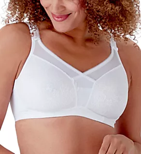 Beauty Everyday Non Wired Full Support Bra White 34C