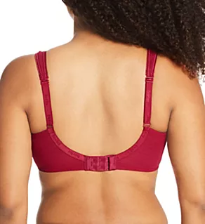 Beauty Everyday Non Wired Full Support Bra Burgundy 34B