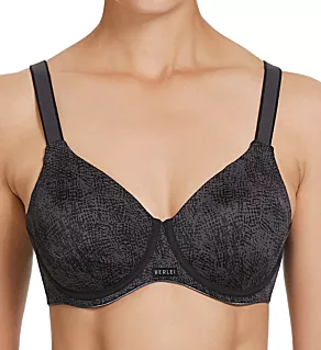 High Performance Smooth Underwire Sports Bra Black 30D