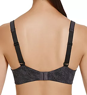 High Performance Smooth Underwire Sports Bra Black 30D