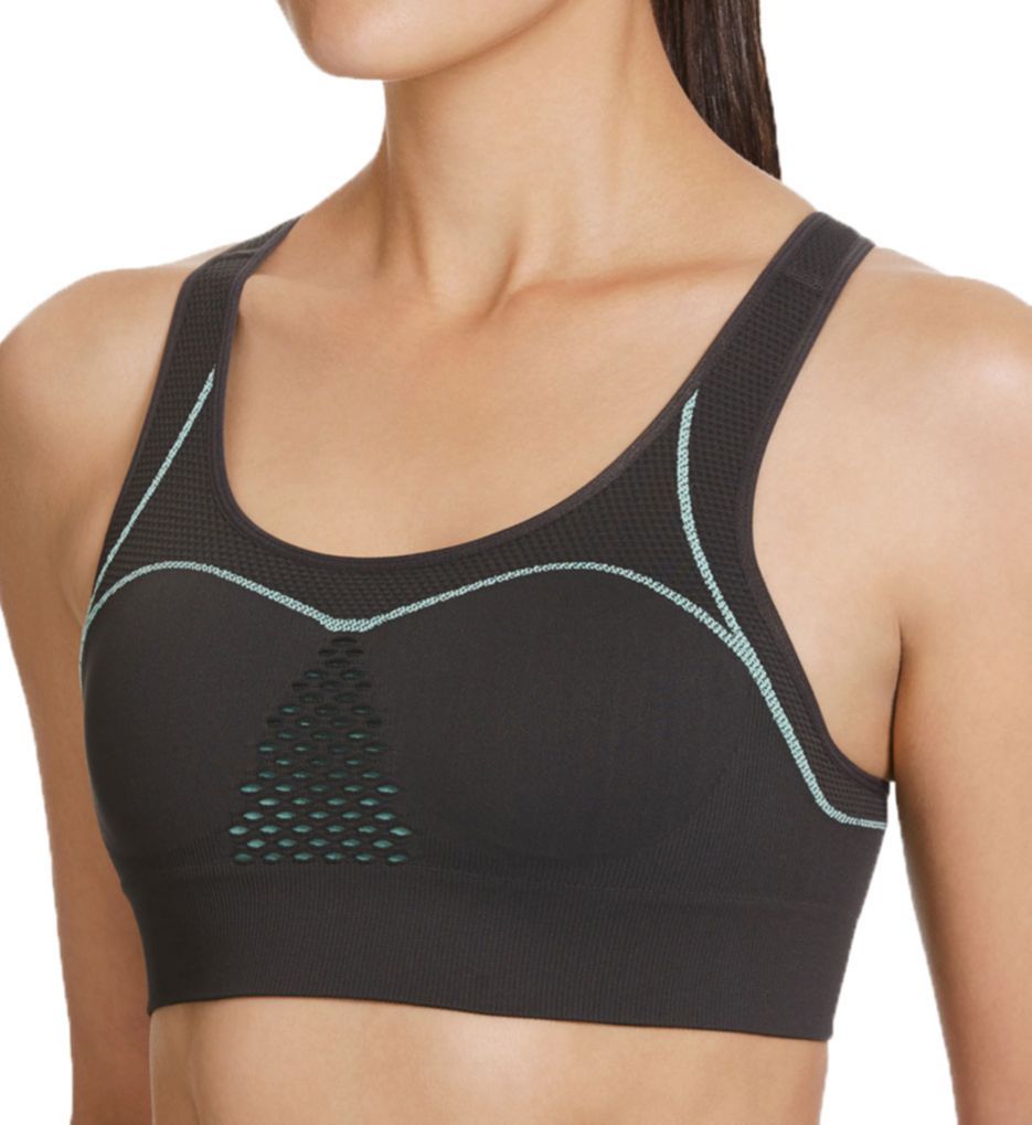 Low Impact Seamless Crop Sports Bra-acs