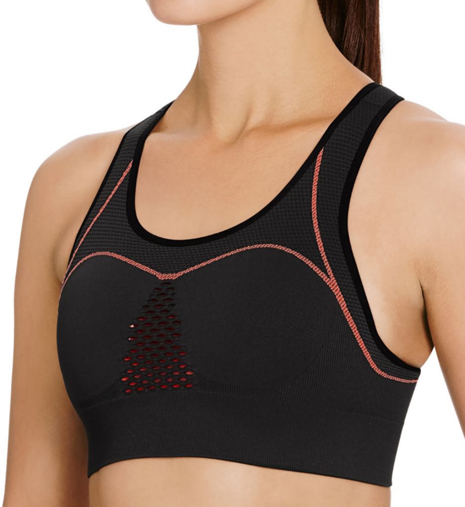 Low Impact Seamless Crop Sports Bra-acs