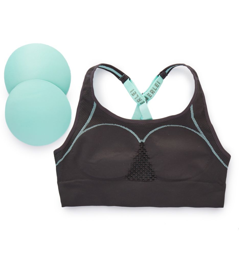 Low Impact Seamless Crop Sports Bra-cs1