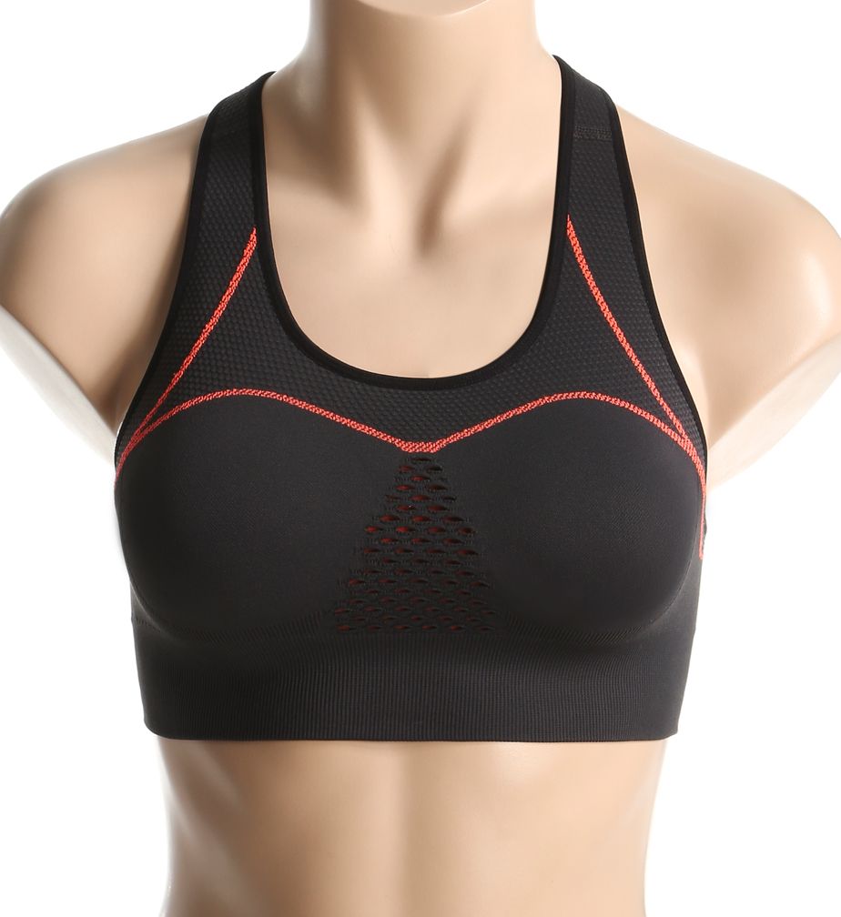 Low Impact Seamless Crop Sports Bra-fs