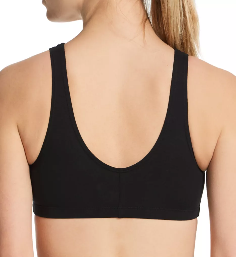 Bestform Comfortable Unlined Wireless Cotton Stretch Sports Bra with Front  Closure- 5006014